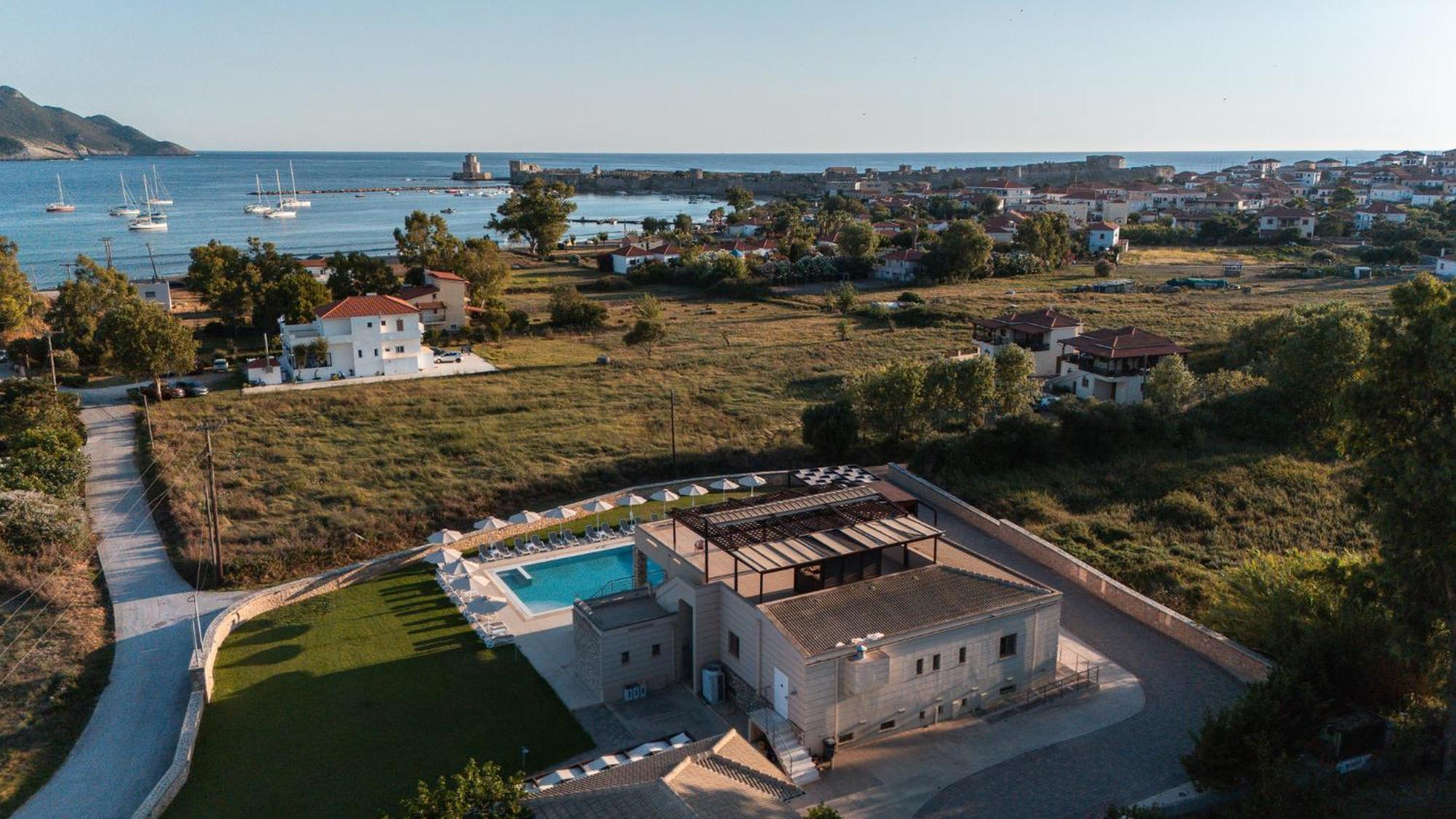 Niriides Luxury Villas Methóni Kültér fotó